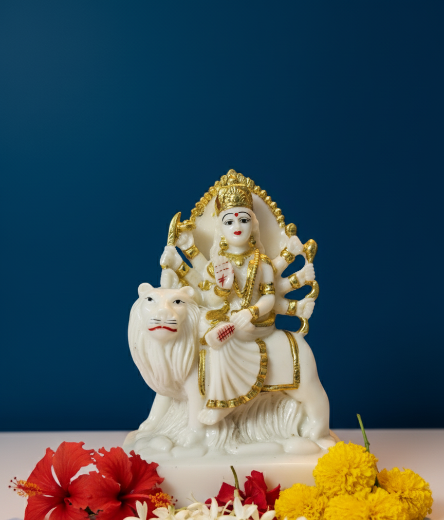 Plast of peris Maa Durga Beautiful Murti For Navratri