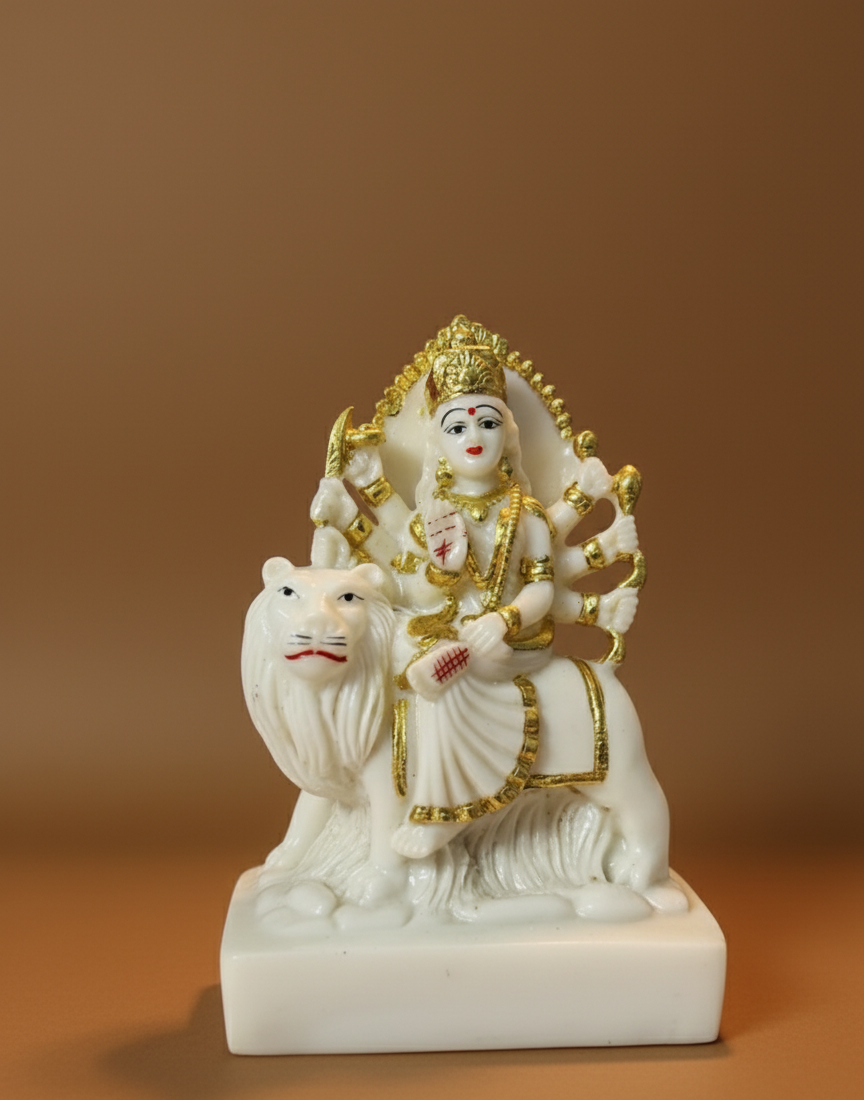 Plast of peris Maa Durga Beautiful Murti For Navratri