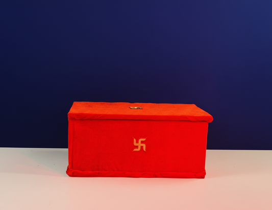 Complete durga puja big box with idol and temple