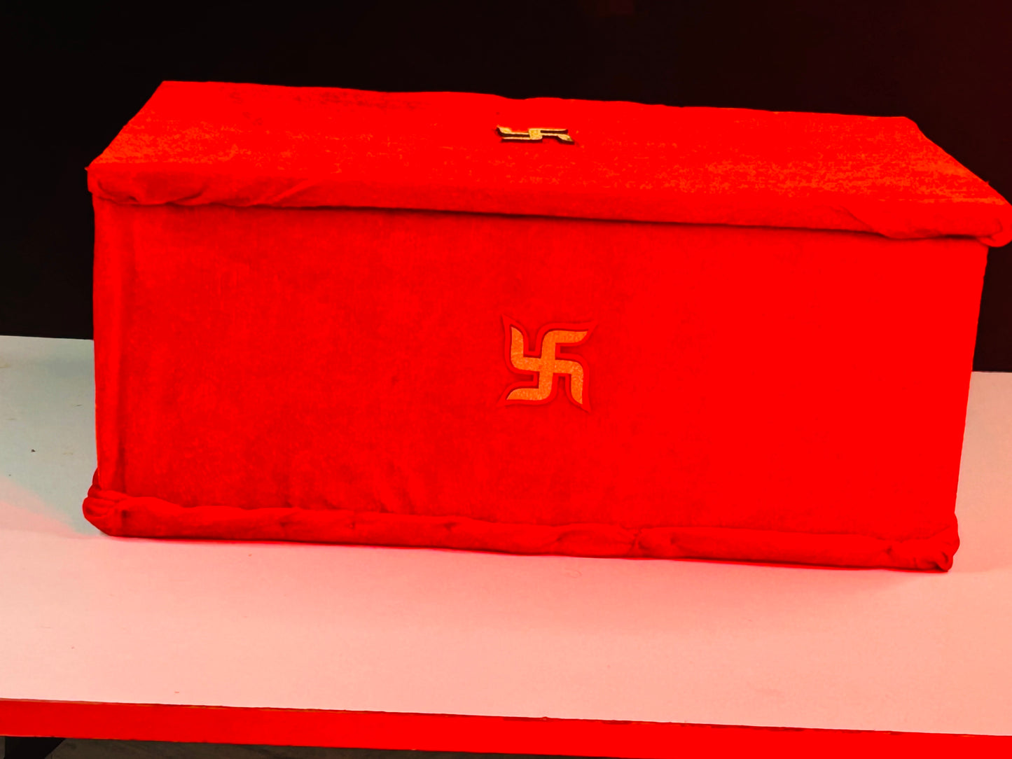 Complete durga puja big box with idol and temple