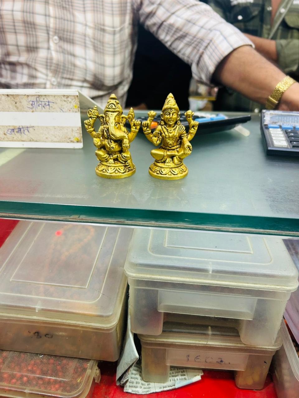 Laxmi Ganesh Brass Idol – Bring Home Peace, Prosperity & Divine Blessings