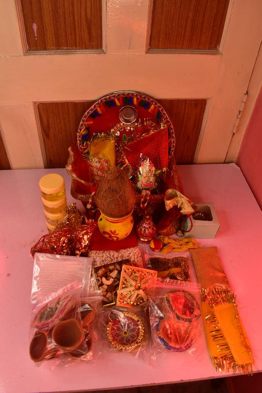 Complete Diwali Puja Hamper – All-in-One Festival Kit with Traditional Puja Essentials & Decor Items